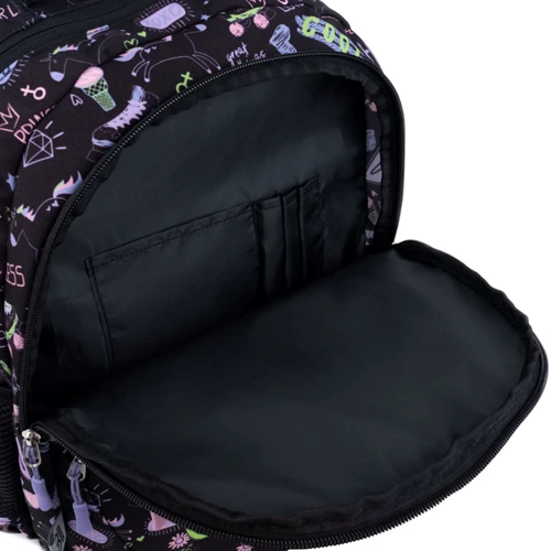 Рюкзак школьный GoPack Education Cool princess/One like GO22-175M-5: Корпус рюкзака Мягкий