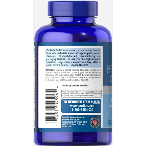 Puritan's Pride Hydrolyzed Collagen 1000 mg 180 caps: Форма випуску капсули