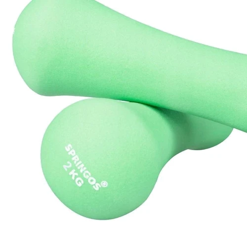 Гантель Springos виниловая 2 x 2 кг FA1040