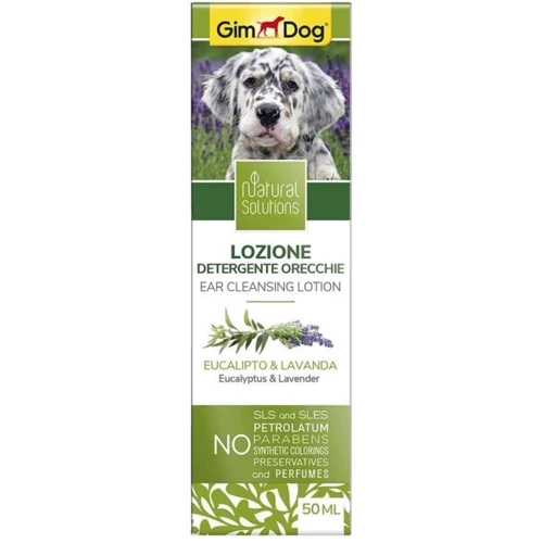 Лосьон GimDog Natural Solutions 50 ml для чистки ушей (4002064504858)