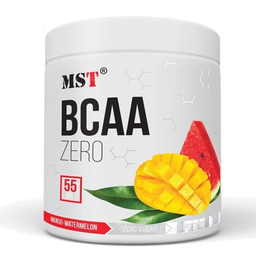 Аминокислота для спорта MST Nutrition BCAA Zero 330 g /55 servings/ Mango - Watermelon