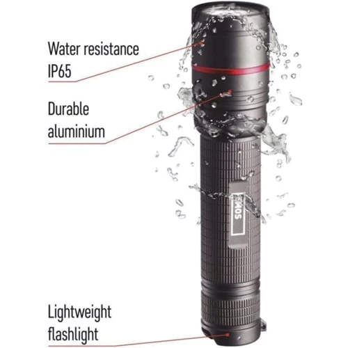 Фонарь туристический EMOS P3180 600Lm Li-ion Metal (P3180) фото 12