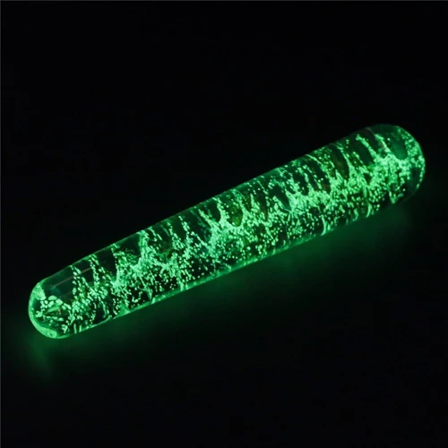 Фаллоимитатор LoveToy Twilight Gleam Glow-in-the-dark Glass Dildo Slim Fantasy