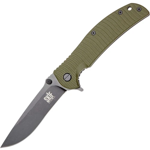 Нож и мультитул SKIF Urbanite II BSW olive (1765.03.07): Система открывания одной рукой Есть
