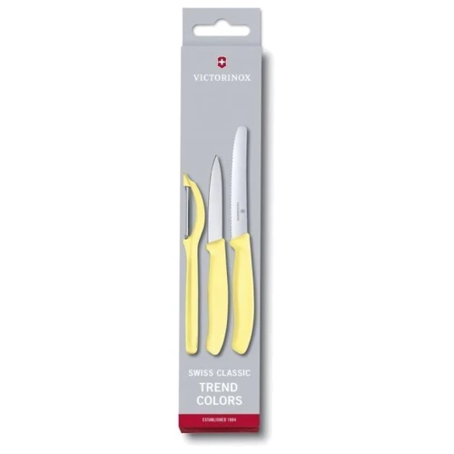 Набор кухонных ножей Victorinox SwissClassic Paring Set 3 пр. (6.7116.31L82): Материал рукояти полипропилен