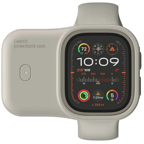 Чехол для Apple Watch Epik Battery Case 1200mAh Moon White for Apple Watch 49mm