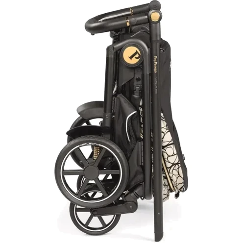 Универсальная коляска 2в1 Peg-Perego Veloce Grafic Gold Графическое золото (PACK-VEL2100000002) фото 11