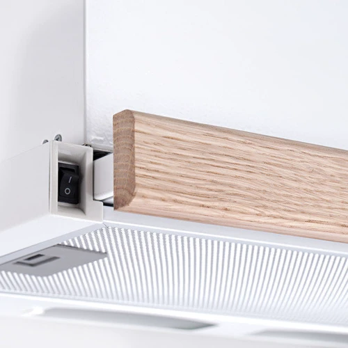 Вытяжка Pyramida TL 60 Wood White/N: Рекомендуемая площадь помещения (при высоте 2,7 м), м² до 20,5