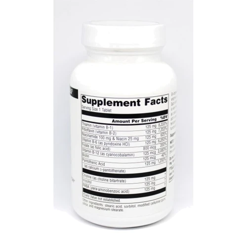 Source Naturals Complex Vitamin B Комплекс Витаминов Группы B 125 мг 60 таблеток: Тип Витамин B