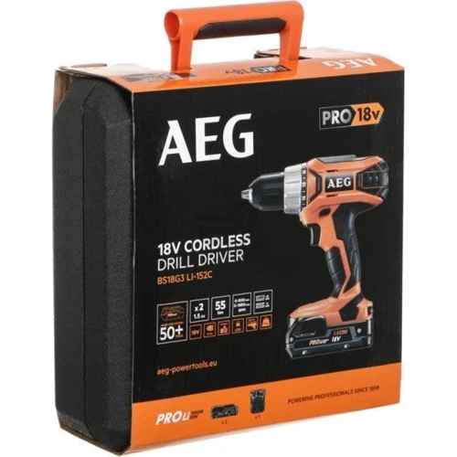 Шуруповерт AEG BS 18 G3 LI-152C (4935464101): Призначення профессиональный