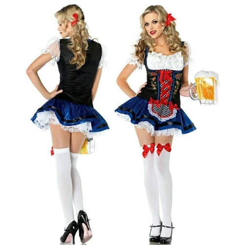 Игровой костюм кокетки Leg Avenue Flirty Frauline, M/L