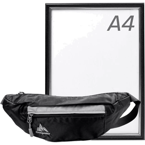 Женская поясная сумка Onepolar черная (W5661-black): Материал Текстиль