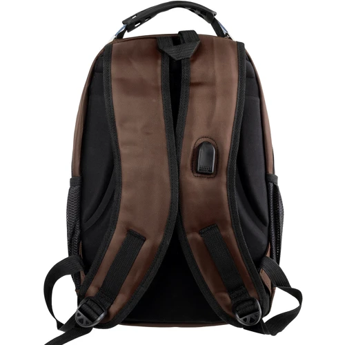 Мужской рюкзак Valiria Fashion коричневый (3DETAB8070-10): Материал Полиэстер