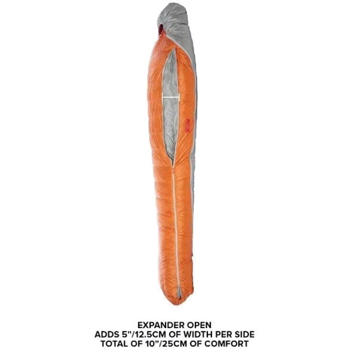 Спальний мішок Big Agnes Torchlight UL 30 (850 Downtek) Regular orange/gray - LEFT: Довжина 183 см