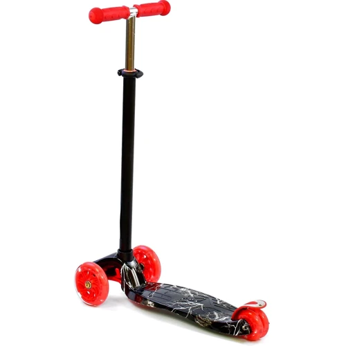 Самокат Best Scooter MAXI Блискавка Чорно-червоний (А 25463 / 779-1318)