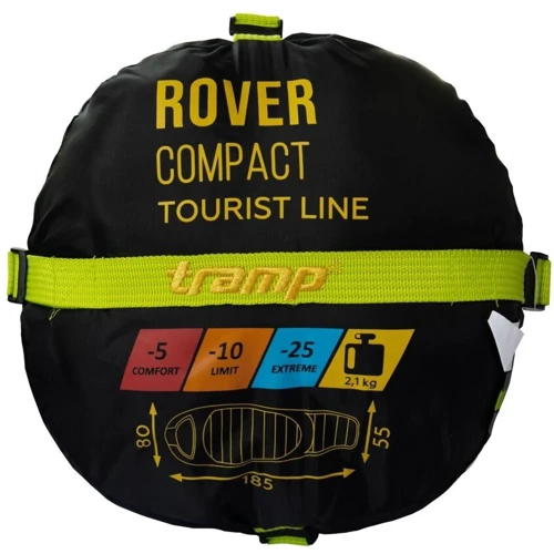 Спальный мешок Tramp Rover Compact L оливковый/серый (TRS-050C-L) фото 14