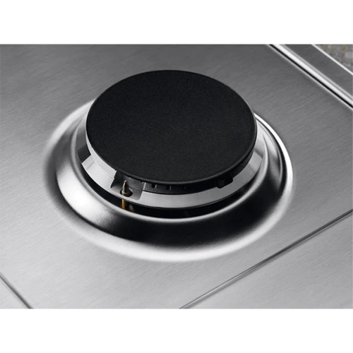 Варильна поверхня Electrolux KGS6426SX: Робоча поверхня нержавеющая сталь