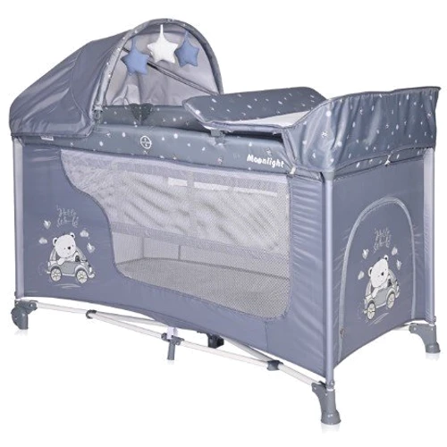 Манеж Lorelli MOONLIGHT 2L + (silver blue car): Тип ліжечко-манеж