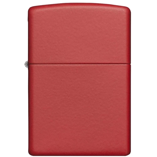Зажигалка Zippo Regular Red Matte 233 фото 4