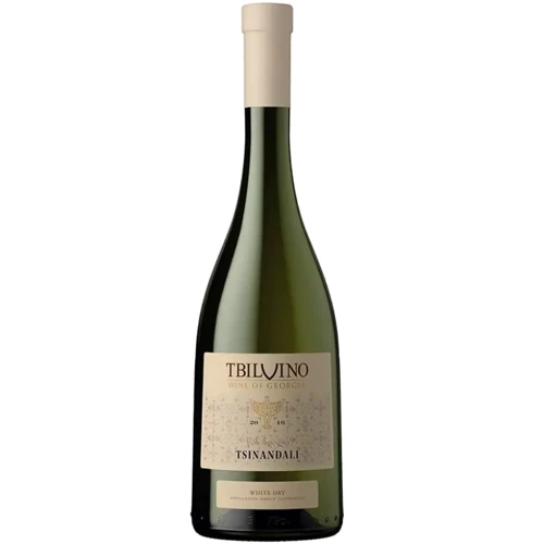 Вино Tbilvino Tsinandali біле сухе 12.5% 0.75 л (WNF4860038075120)