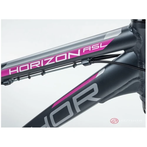 Велосипед AUTHOR 2023 Horizon ASL 28, рама 17 рожевий/сірий (2023183): Розмір рами 17"
