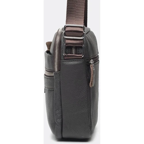Чоловіча сумка через плече Borsa Leather коричнева (K18016a-brown): Тип Сумки