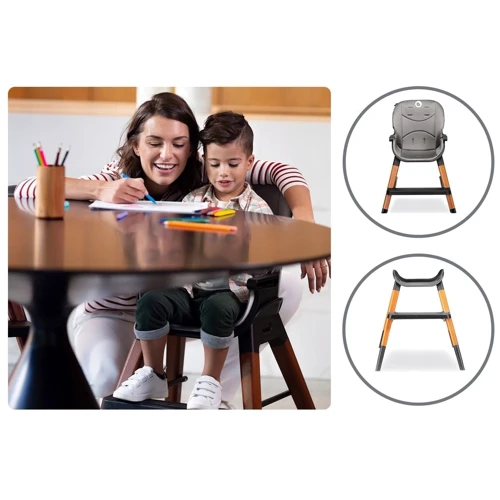 Стульчик для кормления Lionelo Mona Black фото 9