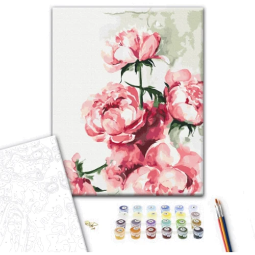 Картина за номерами Brushme Акварельні півонії ©Karolina Bundash 40х50 см (BS53593): Виробник Brushme