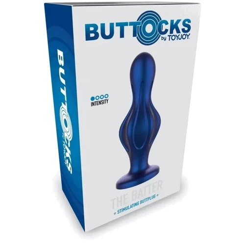 Анальная пробка Toy Joy The Batter Buttplug (синий)