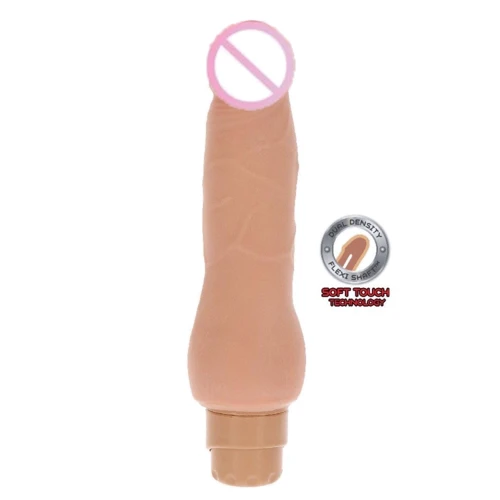 Get Real Dual Density Smooth Vibrator реалистичный вибратор, 22.5х4.3 см