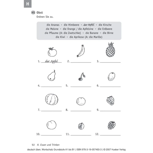 Deutsch üben Taschentrainer: Wortschatz Grundstufe A1 bis B1: ISBN 9783190574933, 978-3-19-057493-3