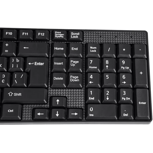 Клавиатура 2E KS 106 (2E-KS106UB) Black: Количество клавиш 102