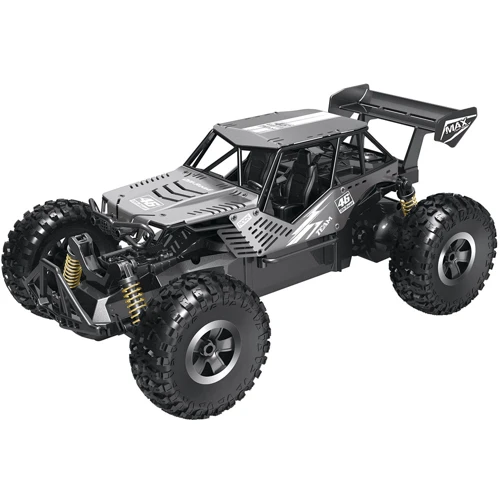 Автомобиль OFF-ROAD CRAWLER на р/у – Speed King (серый, металл. корпус, аккум. 6V, 1:14) (SL-153RHMGR)