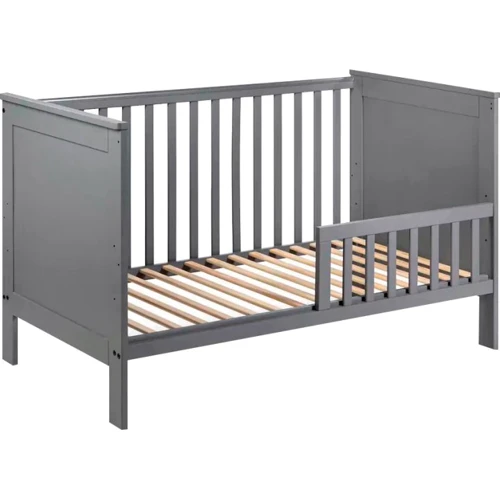 Дитяче ліжечко Klups IWO 140х70 см з перегородкою сіре: Тип класична