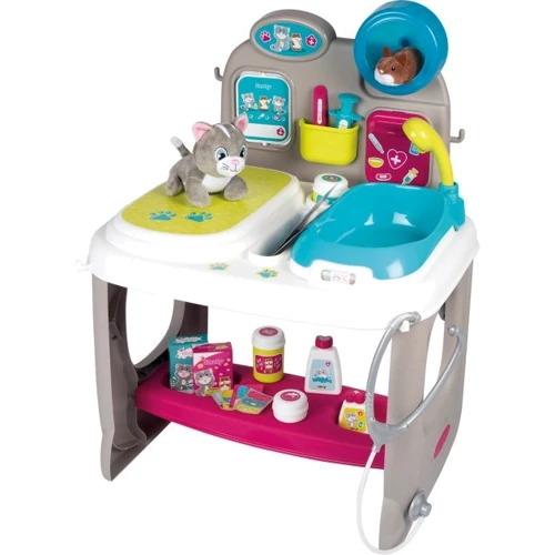 Игровой набор Smoby Toys Ветеринарный центр с котиком и хомяком (340404)
