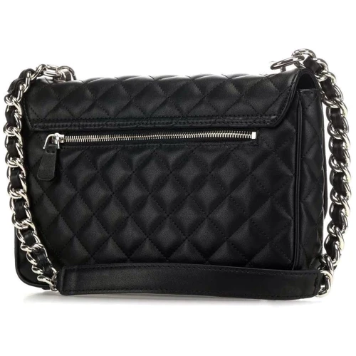Женская сумка через плечо Guess Melise Shoulder Bag черная (HWVG7667200-BLA): Пол Женский