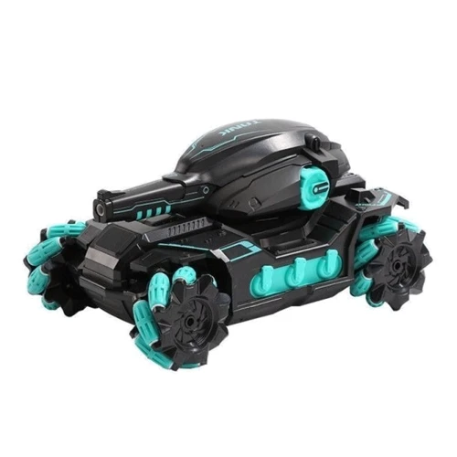 Танк на радіокеруванні: стріляє орбізами, пульт управління та браслет, звук, світло (2 кольори) (HD 3988)