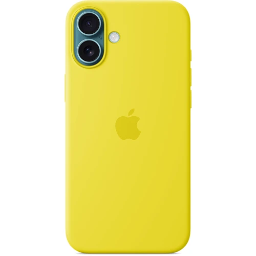 Чехол для iPhone Apple iPhone 16 Plus Silicone Case with MagSafe - Star Fruit (MYYG3ZM/A): Цвет желтый