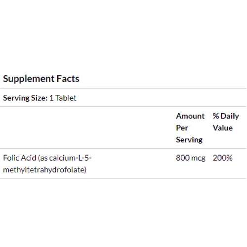 Nature's Plus, Folic Acid, 800 mcg, 90 Tablets (NTP1790): Форма випуску таблетки