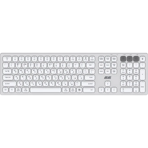 Клавиатура 2E KS270 Silver/White (2E-KS270WBWH_UA)