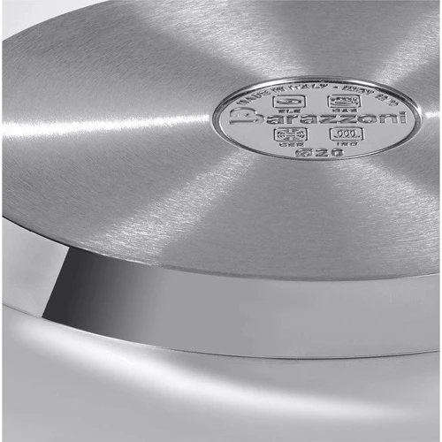 Сковорода Barazzoni 33 Carati Inox Wok с крышкой 28 см (170156128): Антипригарное покрытие нет