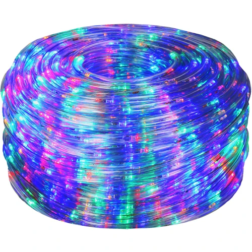 Гирлянда Springos Rope Lights дюралайт уличная 10 м 240 LED разноцветная (CL1202) фото 6
