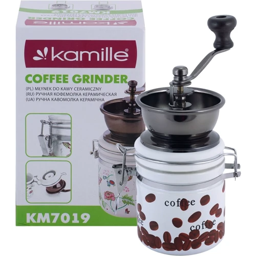Мельница для кофе ручная Kamille механическая (KM-7019): Тип Кофемолка ручная