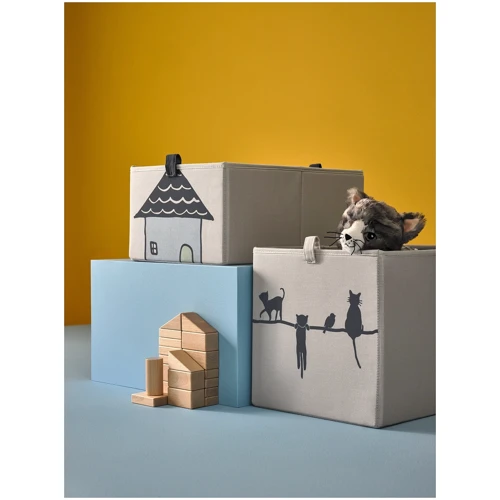 Коробка ІКЕА BARNDRÖM 26х37х17 см (205.606.13)