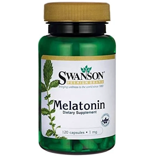 Swanson Melatonin 1 mg, 120 Capsules (SWA-01542)