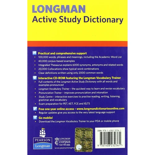 Longman Active Study Dictionary 5th Edition CD-ROM Pack: Производитель Pearson Education