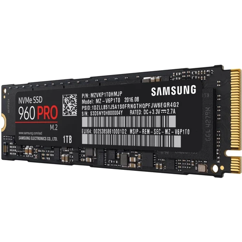 Samsung SSD M.2 2280 1TB (MZ-V6P1T0BW): Тип накопителя внутренний