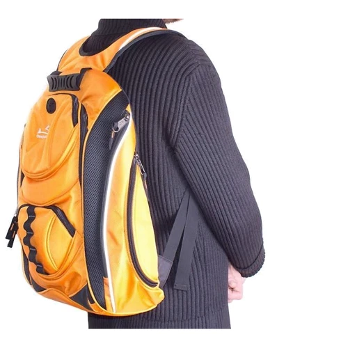 Мужской рюкзак Onepolar желтый (W1327-yellow): Фактура Тканая, Матовая