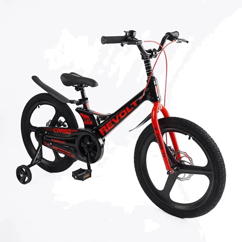 Дитячий велосипед Corso Revolt 20 дюймів чорний (MG-20507)