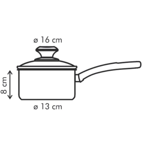 Ковш Tescoma Presto 1.4 л 16 см с крышкой (594916): Тип Ковш